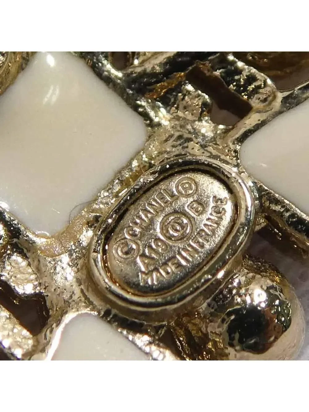 Auth Chanel Cc Logo Pierce Earrings #302781C42B